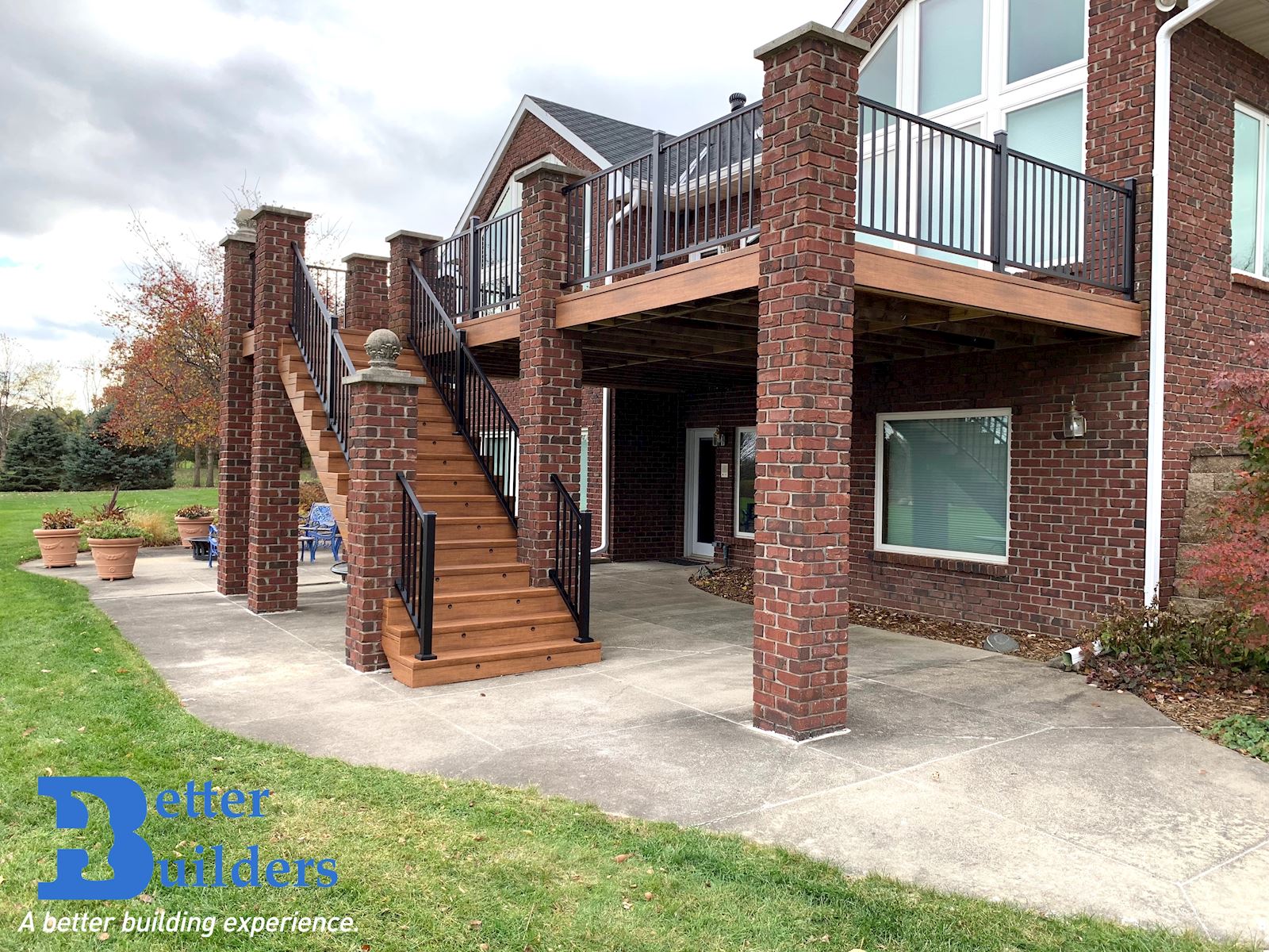 Traditional Deck Des Moines Deck Contractor PVC Deck Builder